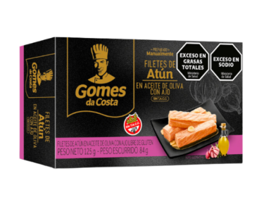 Filetes de atun en Aceite de Oliva con Ajo