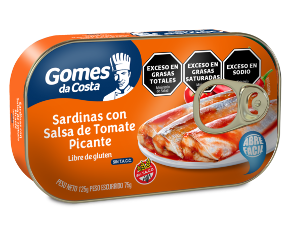SARDINAS CON SALSA DE TOMATE PINCANTE 125g
