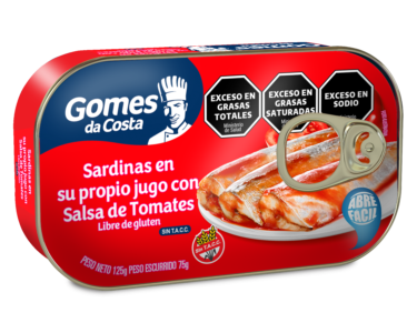 SARDINAS CON SALSA DE TOMATES 125g