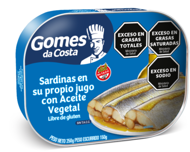 SARDINAS EN ACEITE 250g