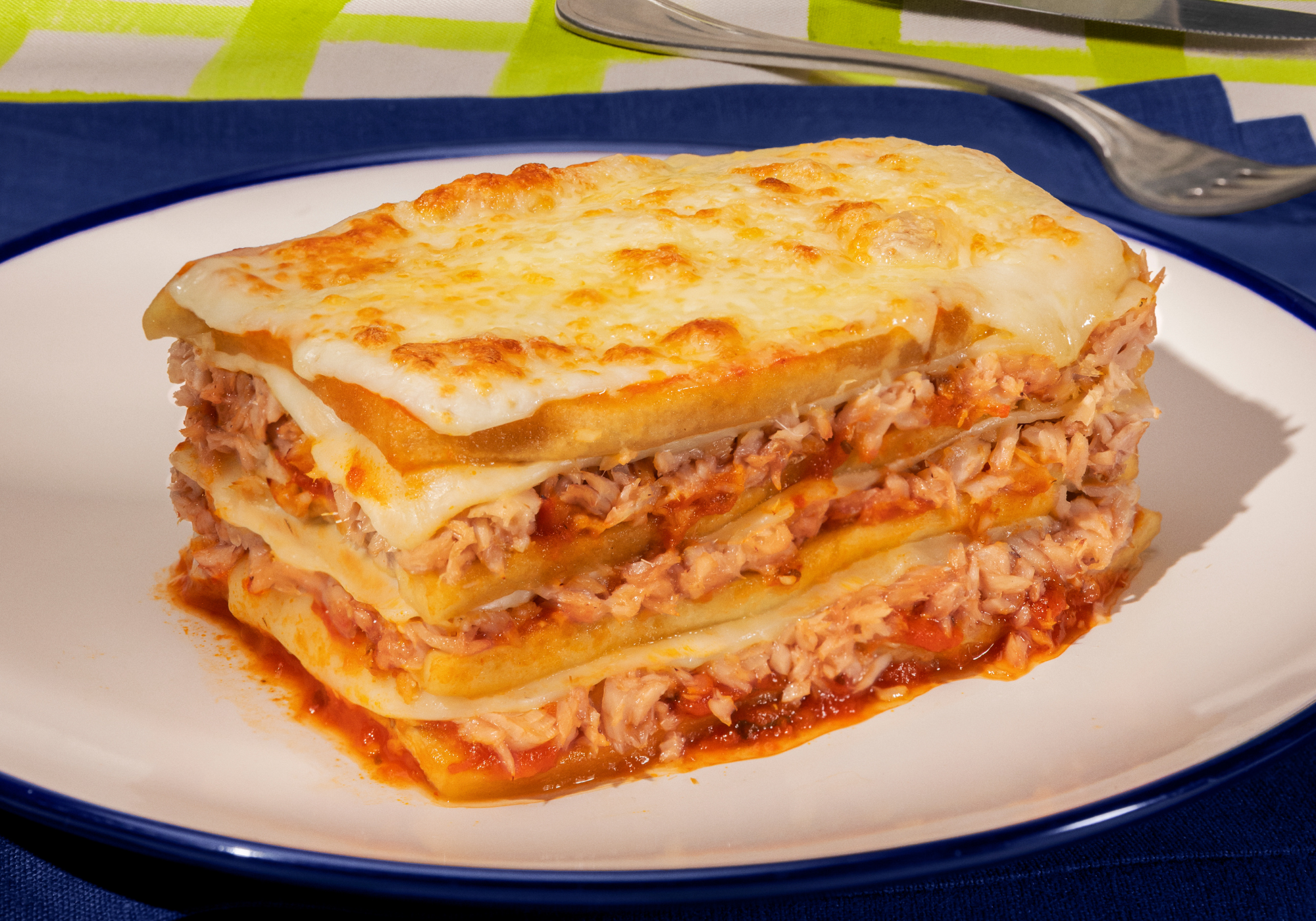 Lasagna de Berenjenas y Sardinas