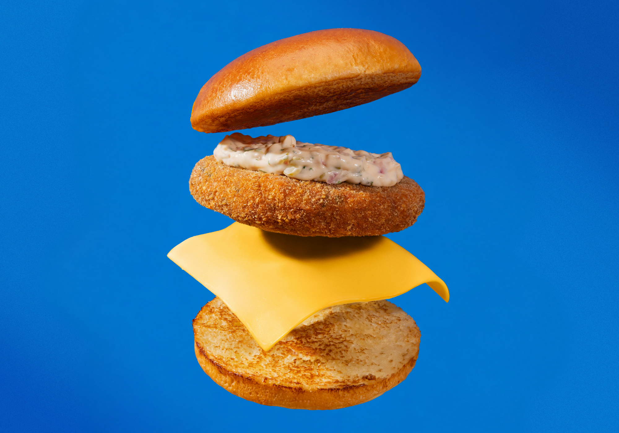 Hamburguesa de Atún con Queso