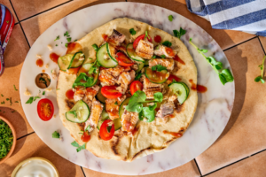 Pan Pita con Sardinas